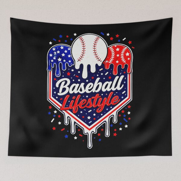 Item preview, Baseball Lifestyle American Patriot Sports Fan Player designed and sold by QuentinHarrow.