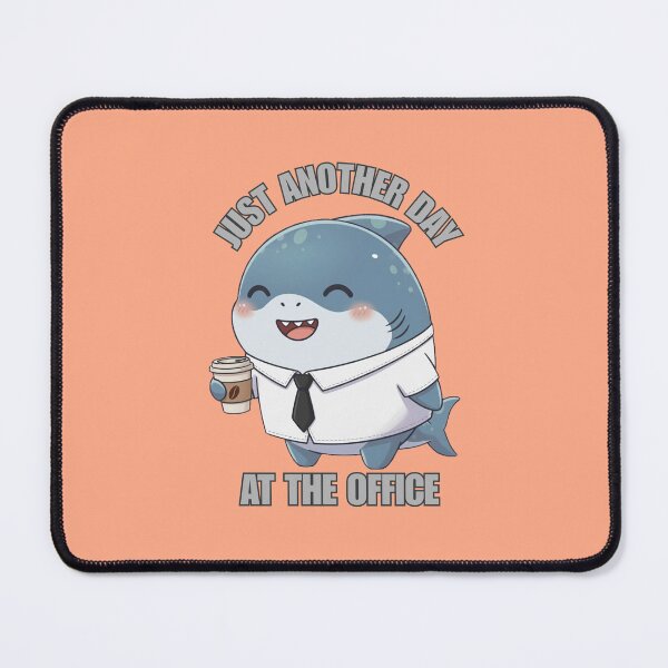 Item preview, Just Another Day At The Office Shark designed and sold by Nature's Chibis.