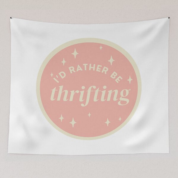 Item preview, rather be thrifting peach designed and sold by Kristenjoy581.