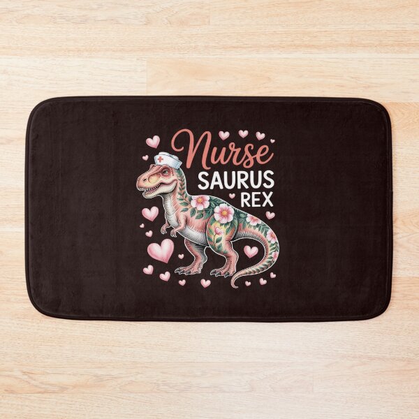 Item preview, Dinosaur Scrub Nurse Life RN Nursing LPN Floral Mother designed and sold by Black-Montana.