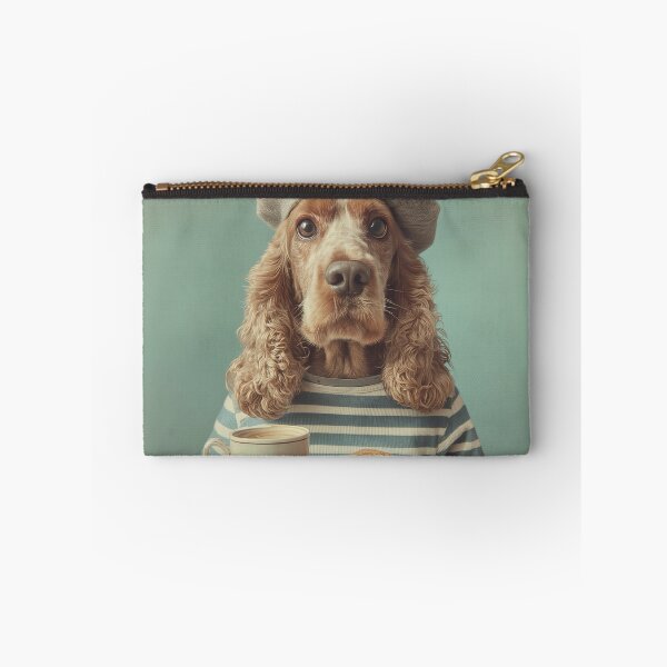 Item preview, Stylish Dog Coffee Breakfast Portrait designed and sold by junkydotcom.