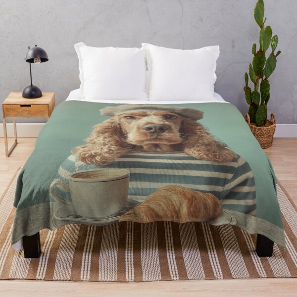 Item preview, Stylish Dog Coffee Breakfast Portrait designed and sold by junkydotcom.