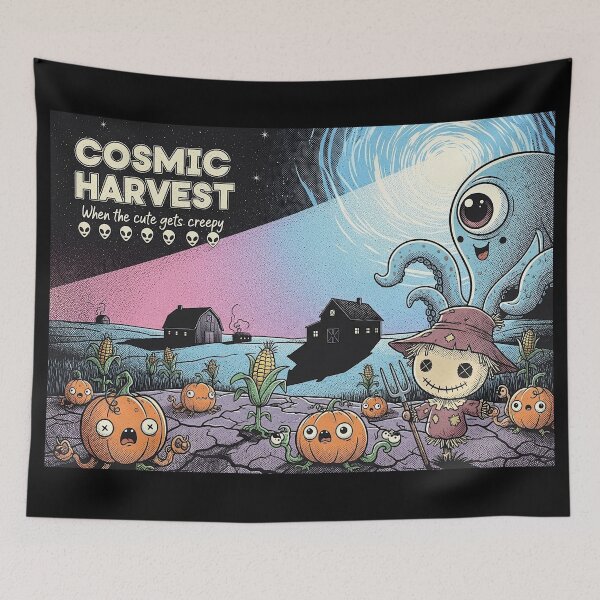 Item preview, "Cosmic Harvest" - Vintage Illustration designed and sold by Cute&B.
