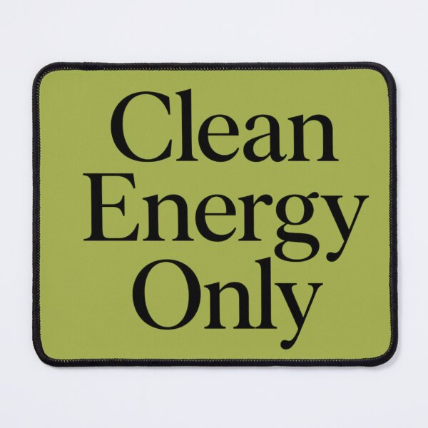 Item preview, Clean Energy Only Minimalist Typography Design | Eco Aesthetic Quote designed and sold by Sanika arts .