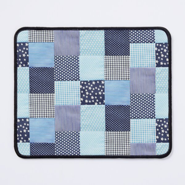 Item preview, Blue and White Square Nine-Patch designed and sold by Miss Sherry's Home.