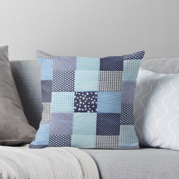 Item preview, Blue and White Square Nine-Patch  designed and sold by Miss Sherry's Home.