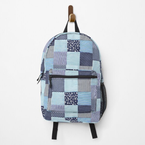 Item preview, Blue and White Square Nine-Patch  designed and sold by Miss Sherry's Home.