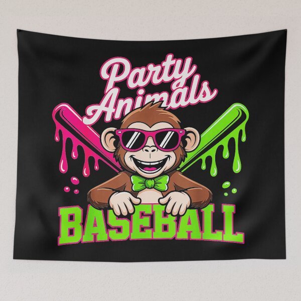 Artikelvorschau, Fan des Party Animals Baseballteams entworfen und verkauft von SanTiOmal.