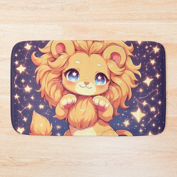 Item preview, Celestial Kawaii Lion | Starry Night Mane Cub designed and sold by Shikomi.