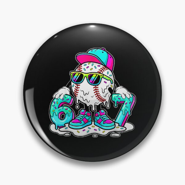 Item preview, 6 7 Baseball Player Jersey Number Fan designed and sold by SanTiOmal.