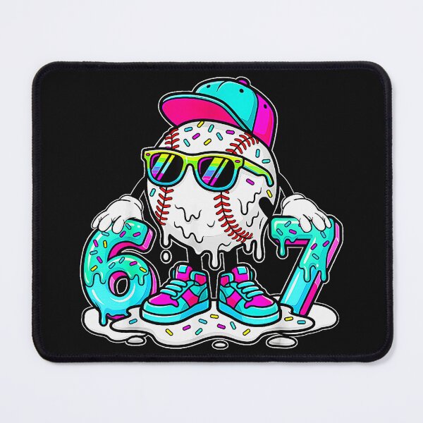 Item preview, 6 7 Baseball Player Jersey Number Fan designed and sold by SanTiOmal.
