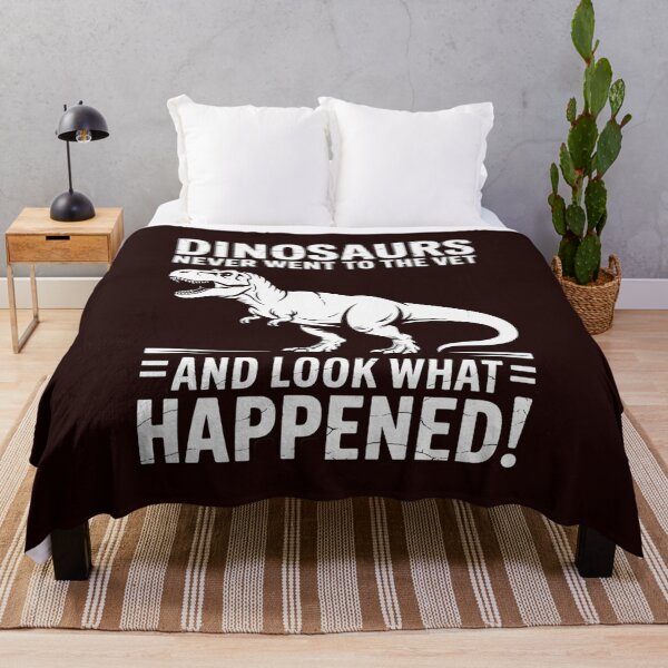 Item preview, Dinosaurs Never Went To The Vet And Look What Happened designed and sold by LavenderAndRage.