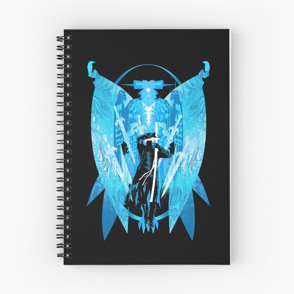 Item preview, Vergil Minimal Silhouette Dark Aesthetic Devil Hunter - Blue Ver designed and sold by Hypertwenty Designs.