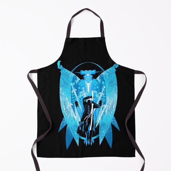 Item preview, Vergil Minimal Silhouette Dark Aesthetic Devil Hunter - Blue Ver designed and sold by Hypertwenty Designs.