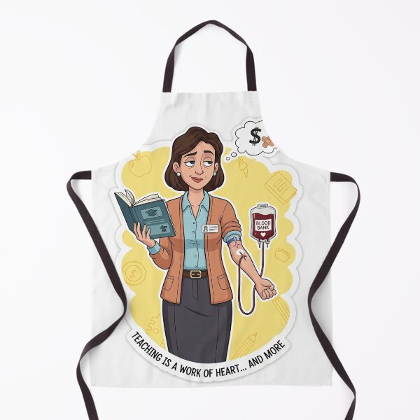 Item preview, Teaching Is A Work Of Heart... And More | Relatable Teacher Humor designed and sold by radhikakgarg14.