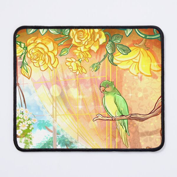 Item preview, Cozy Sunny Conservatory Garden Room with Parrots designed and sold by TeamLouOfficial.