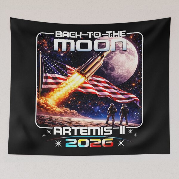 Item preview, Back-To-The Moon Artemis-II 2026 Space Exploration Mission Astronomy Lover designed and sold by SanTiOmal.