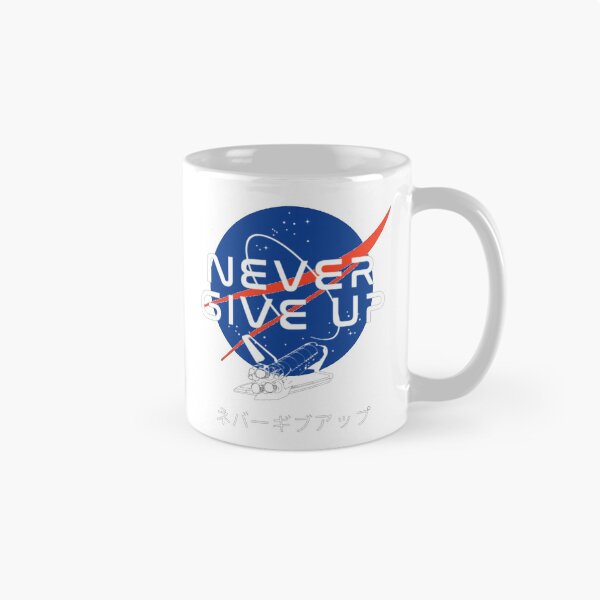 Item preview, Never Never Give Up Space T-Shirt_6394394 designed and sold by gidget-gadget.