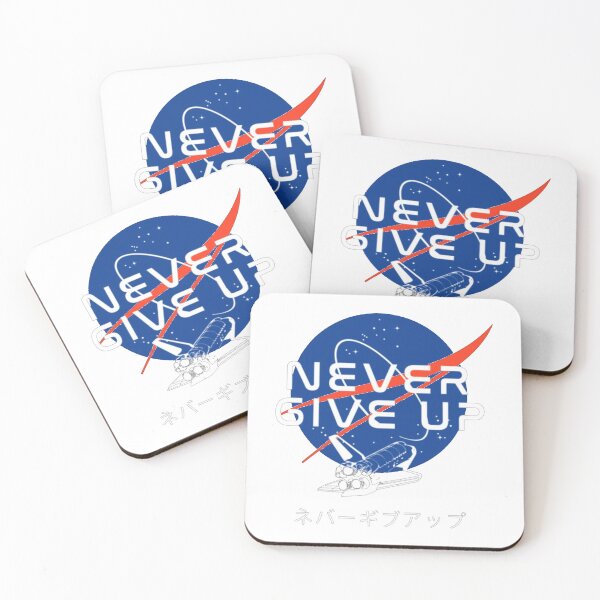 Item preview, Never Never Give Up Space T-Shirt_6394394 designed and sold by gidget-gadget.