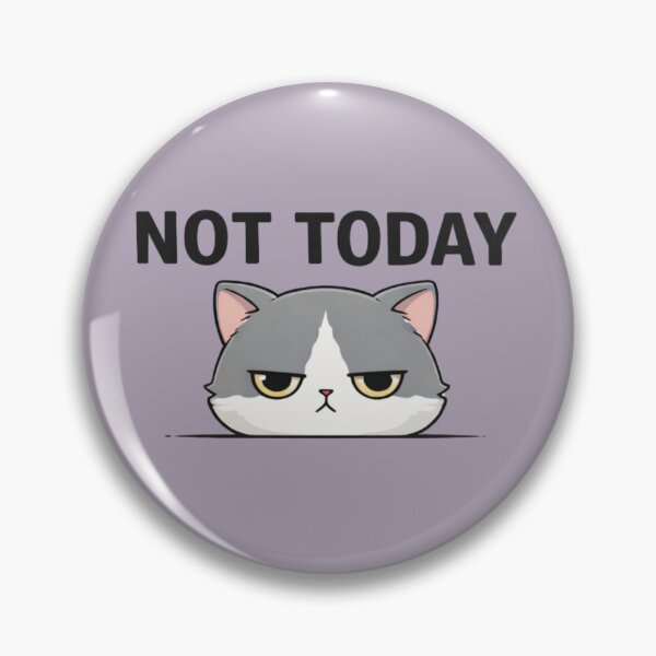 Item preview, Not Today Cat – Grumpy Introvert Cat Meme Shirt designed and sold by Mojibebe.