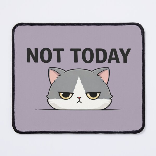 Item preview, Not Today Cat – Grumpy Introvert Cat Meme Shirt designed and sold by Mojibebe.