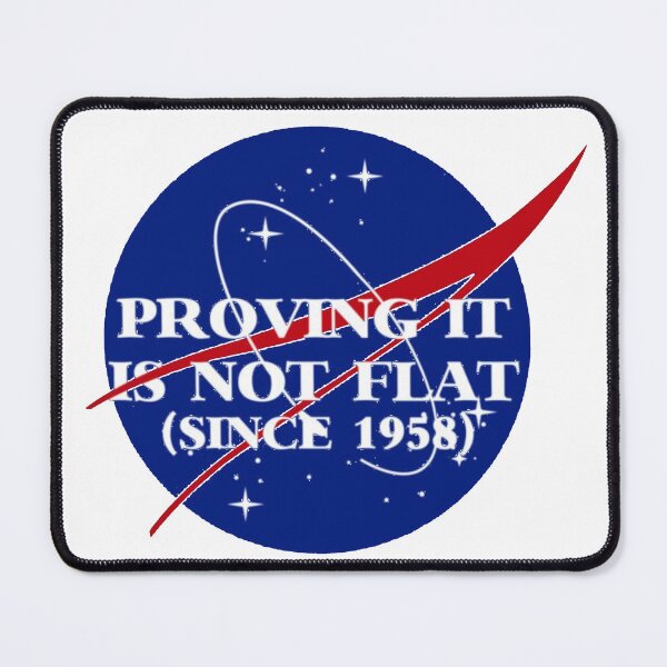 Item preview, PROVING IT IS NOT FLAT SINCE 1958 T-Shirt_18262654 designed and sold by gidget-gadget.