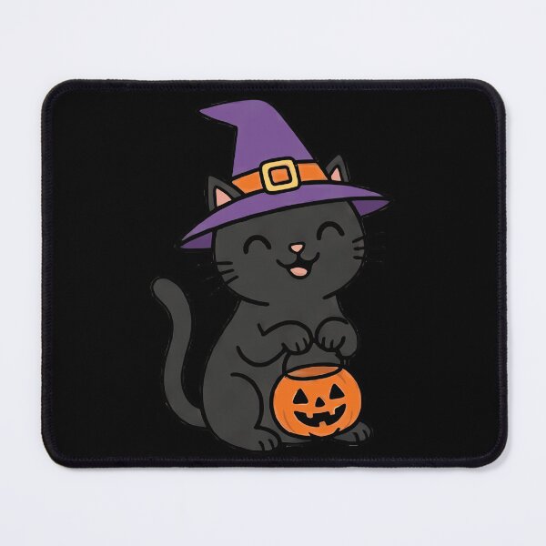Item preview, Kawaii Black Cat Witch Halloween Pumpkin designed and sold by k3rstman1.