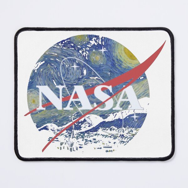 Item preview, Starry Night NASA T-Shirt_21014172 designed and sold by gidget-gadget.