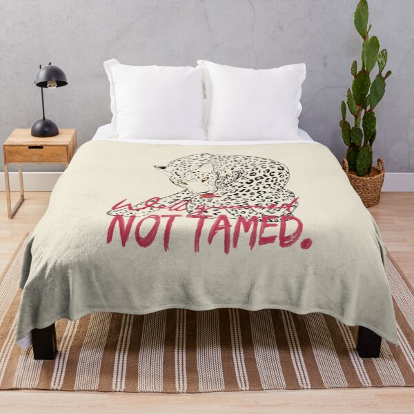 Item preview, Leopard graphic not tamed sassy girl shirt designed and sold by art-injoy.