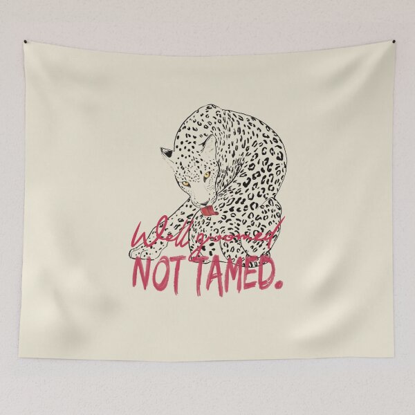 Item preview, Leopard graphic not tamed sassy girl shirt designed and sold by art-injoy.