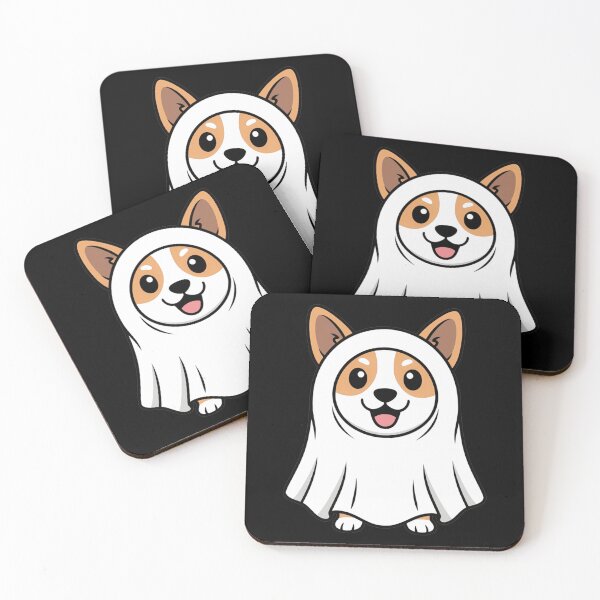 Item preview, Cute Corgi Ghost Halloween Dog Costume designed and sold by k3rstman1.