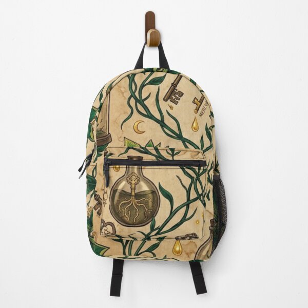 Item preview, The Alchemist's Greenhouse - Vintage Dark Academia Botanical Pattern designed and sold by InnerwayStudio.