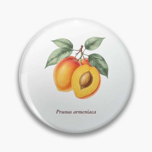Item preview, Apricot Botanical T-Shirt | Prunus armeniaca Vintage Illustration | Fruit Lover Gift designed and sold by Panom Suavichien.