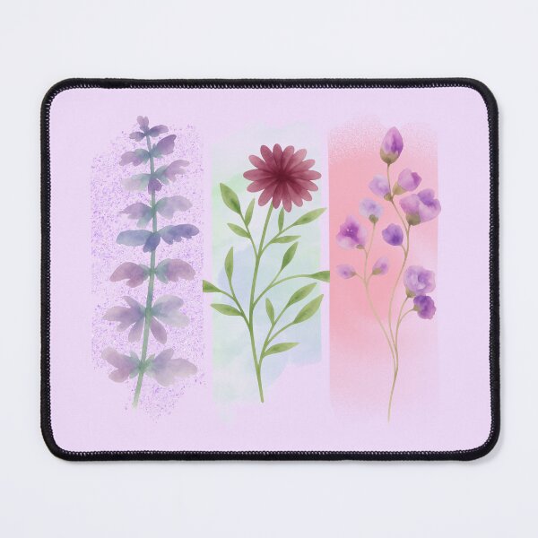 Item preview, Wildflower Triptych Watercolor Floral Art  - Botanical Trio: Lavender, Zinnia, and Foxglove Watercolor designed and sold by PriyaMagic.