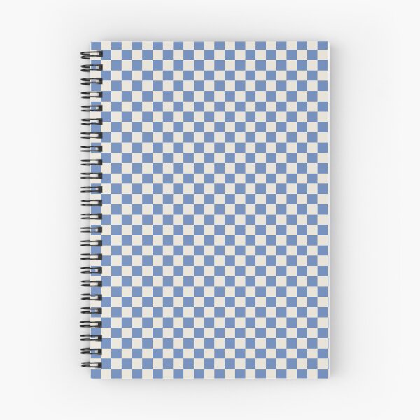 Item preview, Denim Blue and Cream Retro Checkerboard Pattern, Aesthetic Steel Blue Minimalist Checkerboard, French Blue and Cream Gingham Check Aesthetic, Coastal Blue and Creamy Beige Squares designed and sold by VivaFy.