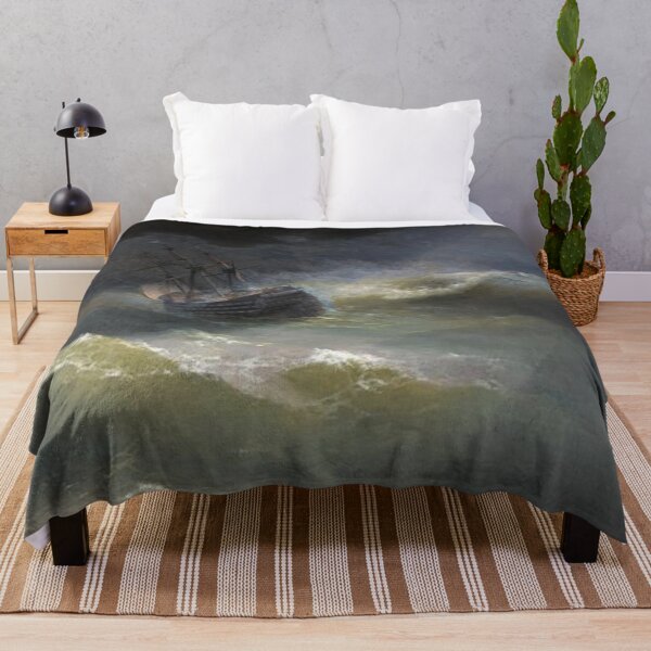 Item preview, The Ship Maria in the Storm Augusta Stylianouaivan designed and sold by SharonTheFirst.