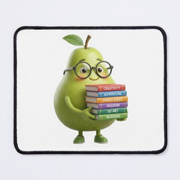 Item preview, Cute Nerd Pear Sticker," Wise Fruit Professor Sticker designed and sold by Sticker Art Shop.