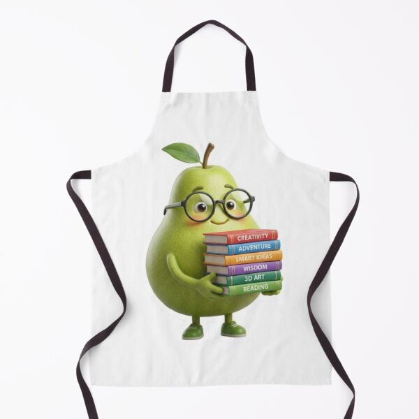 Item preview, Cute Nerd Pear Sticker," Wise Fruit Professor Sticker designed and sold by Sticker Art Shop.