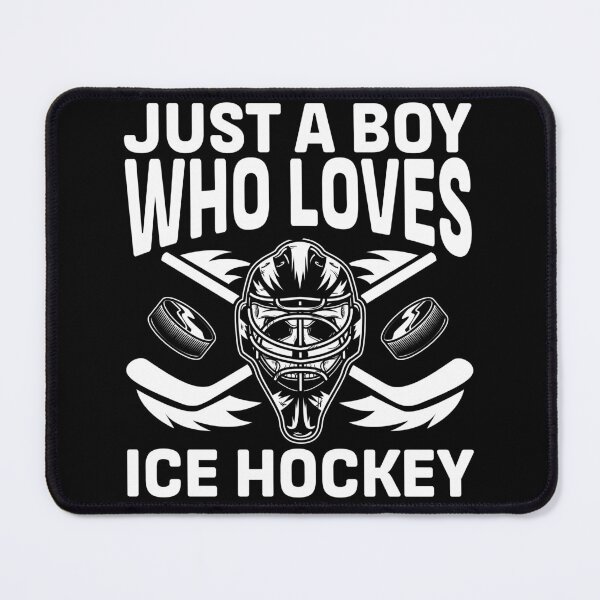 Item preview, Just A Boy Who Loves Ice Hockey Goalie Gift designed and sold by KroghDs.