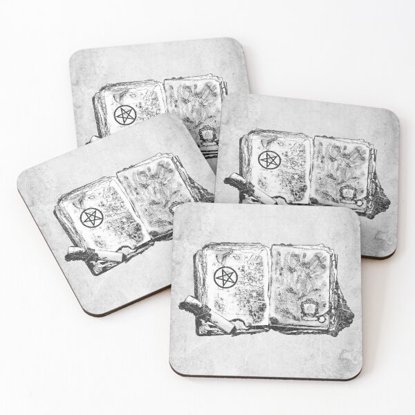 Item preview, 'Ancient Occult Grimoire' Black and White Gothic Map Illustration designed and sold by Ghoul Enterprises.