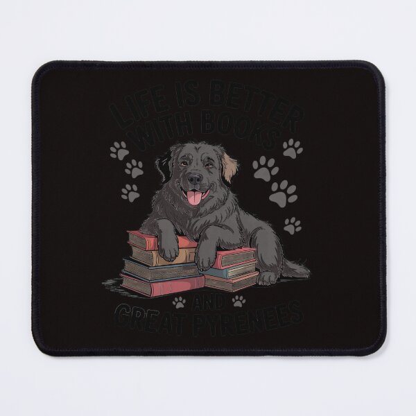 Item preview, Great Pyrenees Dog Breed Life is Better with Books and Great designed and sold by Hybrid-Mind.