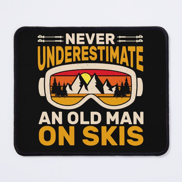 Item preview, Funny Old Man On Skis Retro Skiing Gift designed and sold by KroghDs.