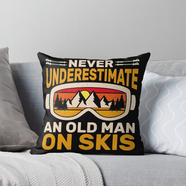 Item preview, Funny Old Man On Skis Retro Skiing Gift designed and sold by KroghDs.