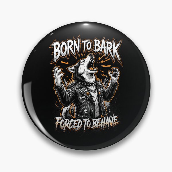 Item preview, Born To Bark Forced To Behave Husky Design designed and sold by Tong4130.