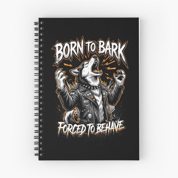 Item preview, Born To Bark Forced To Behave Husky Design designed and sold by Tong4130.