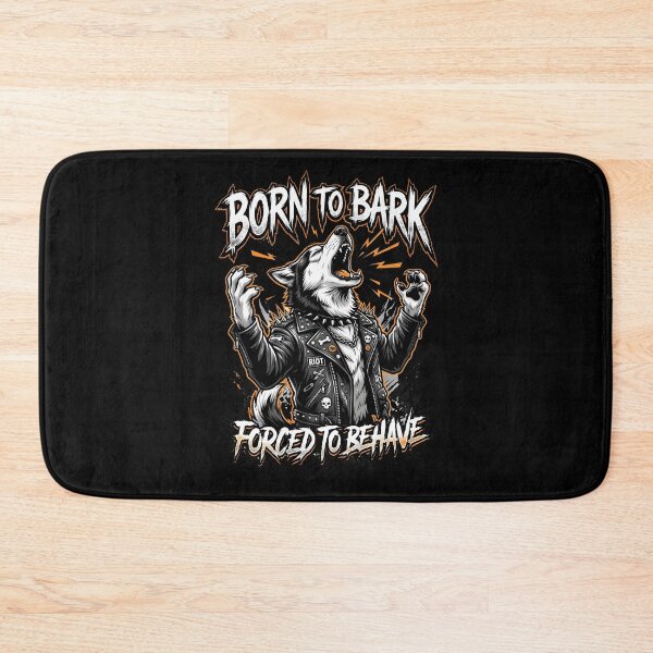 Item preview, Born To Bark Forced To Behave Husky Design designed and sold by Tong4130.