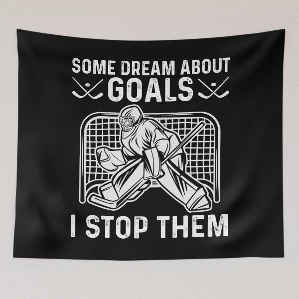 Item preview, Hockey Goalie Dream About Goals I Stop Them Gift designed and sold by KroghDs.