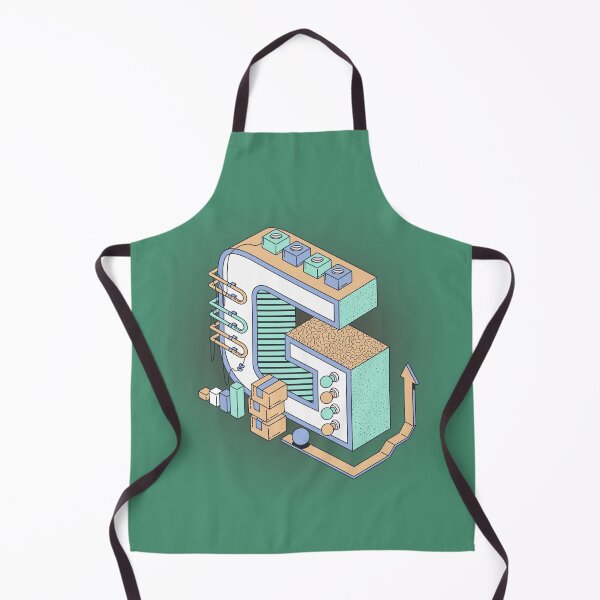 Item preview, Isometric Letter G - Pastel Logistics Factory Design designed and sold by Soluna Studio.