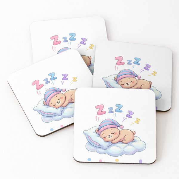 Item preview, Cute Sleeping Bear I Tried Funny Relatable Quote designed and sold by InkPop-Co.