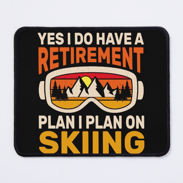 Item preview, Funny Skiing Retirement Plan Retro Skier Gift designed and sold by KroghDs.